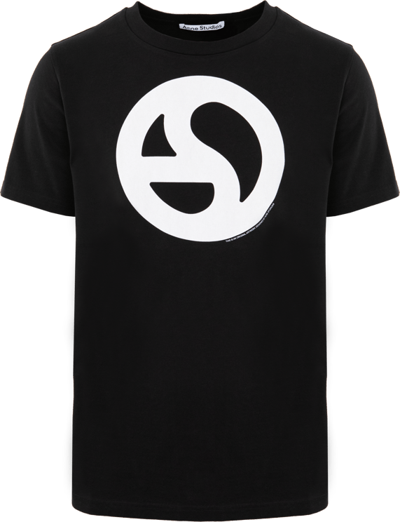 Acne Studios Heren Yin T-Shirt Zwart Zwart