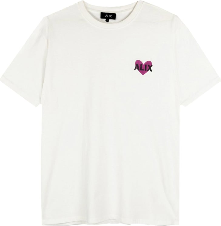 ALIX The Label Shirts & Tops Heart T-shirt Wit
