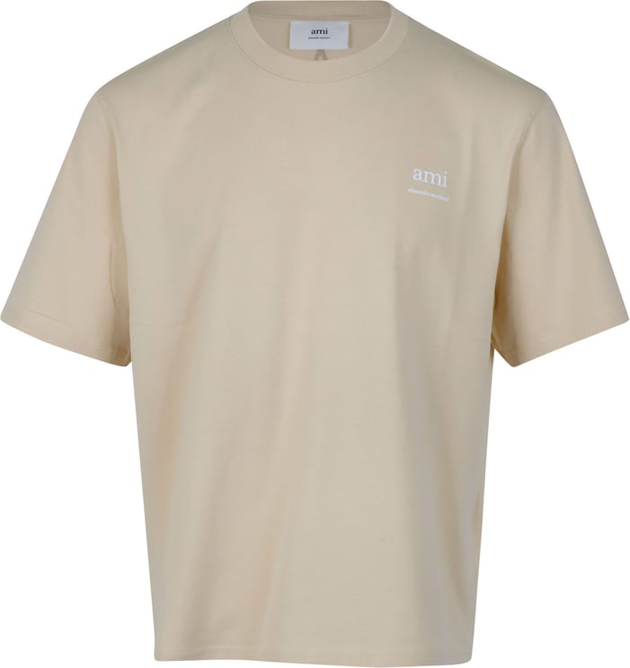 AMI Paris T Shirts & Polo's UTS024.726 Wit