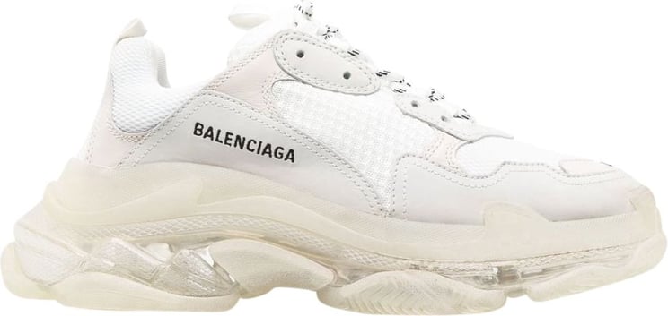 Balenciaga Balenciaga Triple S Clear Sole Sneakers Wit
