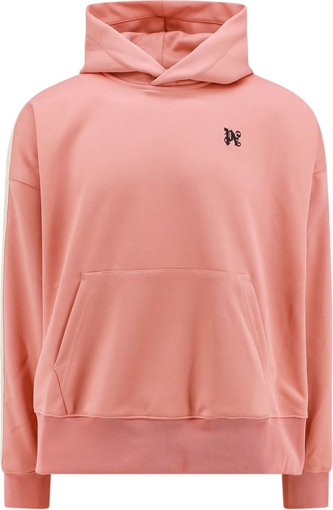 Palm Angels Sweatshirt with embroidered monogram on the front Roze