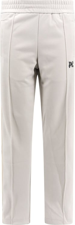 Palm Angels Trouser with embroidered monogram on the front Grijs