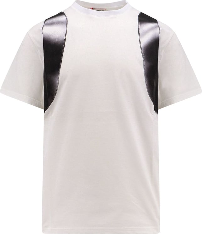 Alexander McQueen Cotton t-shirt with BlackeWhite print Wit