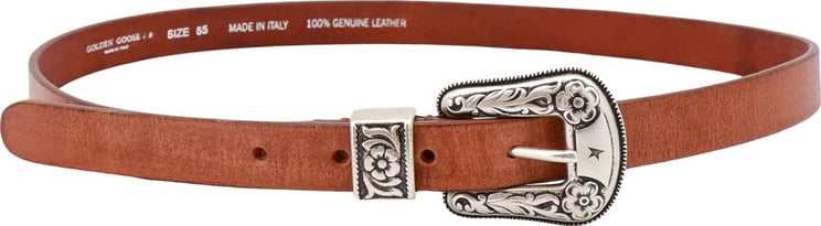 Golden Goose Leather belt Bruin