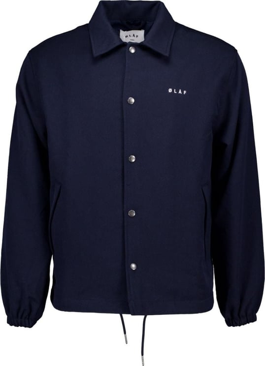 ØLÅF Coach jacket jackets donkerblauw Blauw