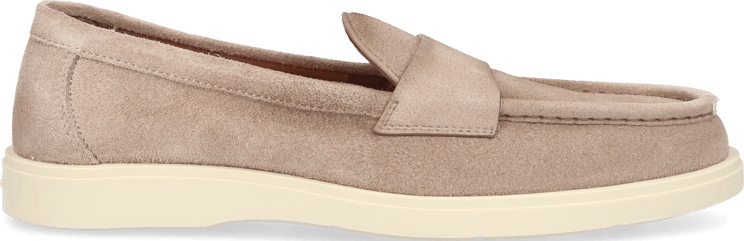 Santoni Loafers Mgdt Suede Smudo W Beige