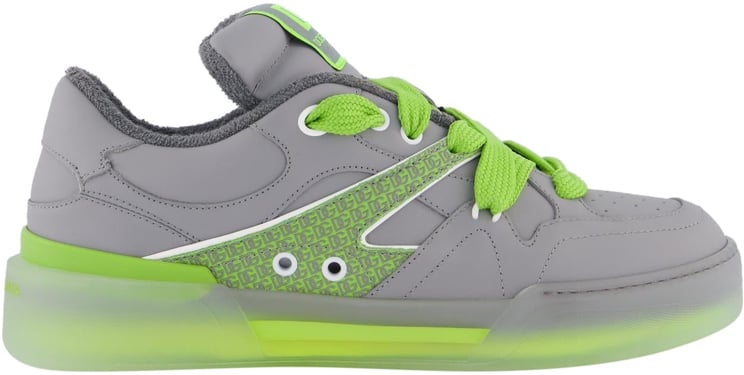 Dolce & Gabbana Heren New Roma Sneaker Grijs/Groen Grijs