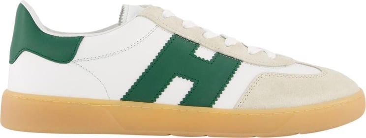 HOGAN Heren Cool Sneaker Wit/Groen Wit
