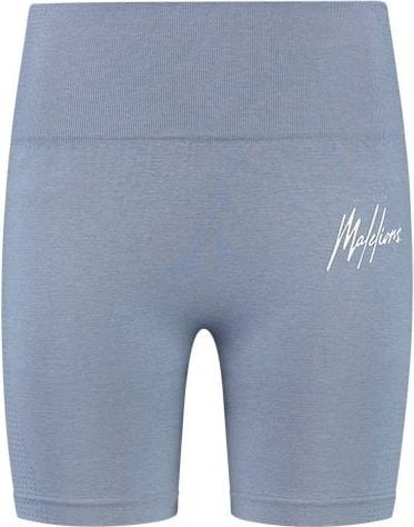 Malelions Malelions Women Sport Seamless Biker Shorts - Blue Blauw
