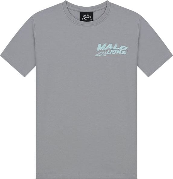 Malelions Malelions Junior Spaceship T-Shirt - Grey/Light Blue Grijs