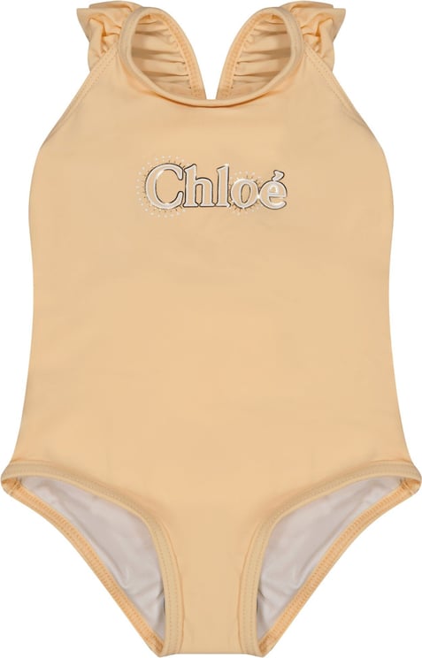 Chloé Chloe Baby Meisjes Badkleding Licht Roze Roze