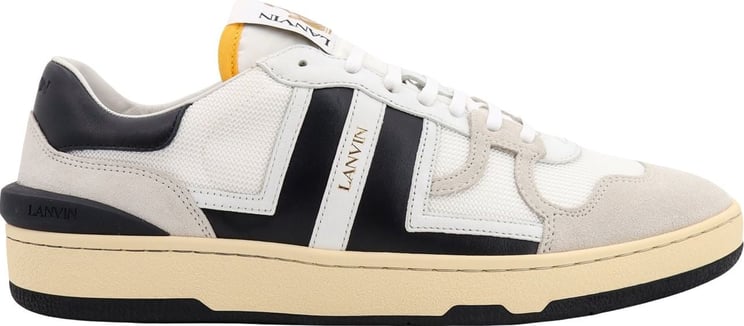 Lanvin Nylon and leather sneakers Wit