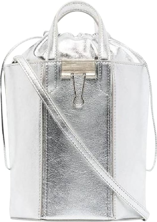 OFF-WHITE Off-White Leather Handbag Zilver