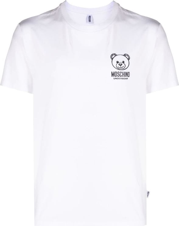 Moschino T-shirts and Polos White White Wit