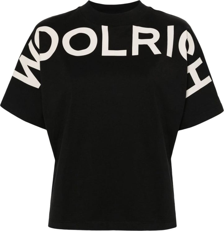 Woolrich T-shirts And Polos Black Zwart