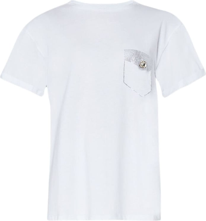 Liu Jo T-shirt Donna con tasca sul petto Wit