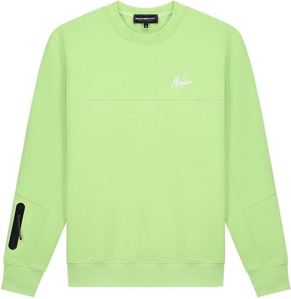 Malelions Malelions Sport Counter Sweater - Lime Groen