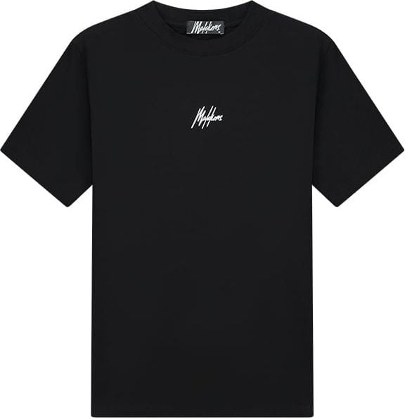 Malelions Malelions Sport Tape Signature T-Shirt - Black Zwart