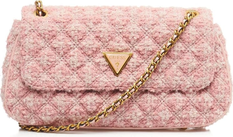 Guess Tweed bag "Giully" Roze
