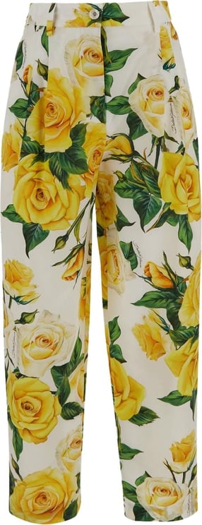 Dolce & Gabbana Floral Trousers Divers