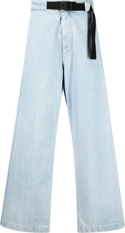 Moncler Moncler Belted Denim Jeans Blauw