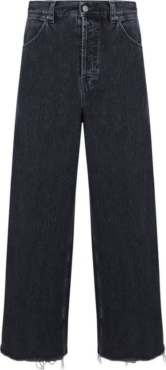 Gucci Gucci Wide-Leg Denim Jeans Zwart