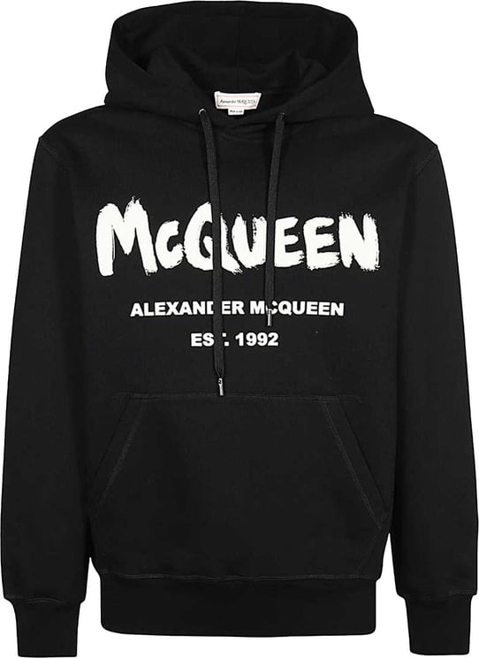 Alexander McQueen ALEXANDER MCQUEEN Logo Sweatshirt Zwart
