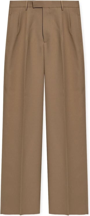 Gucci Gucci Pleat-Front Trousers Beige