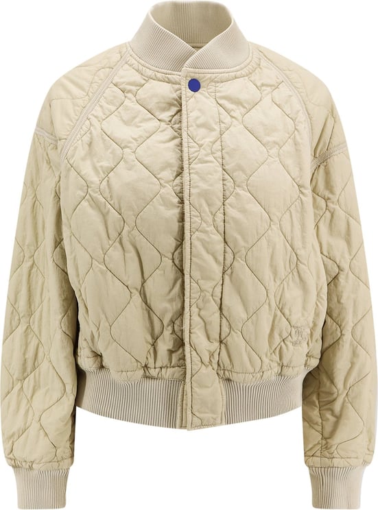 Burberry Stitched jacket with EKD embroidery Beige