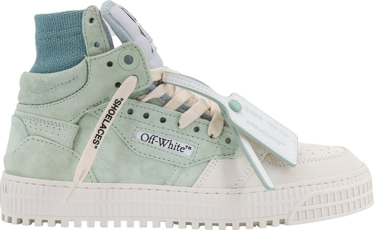OFF-WHITE Suede sneakers with iconic Zip Tie Blauw