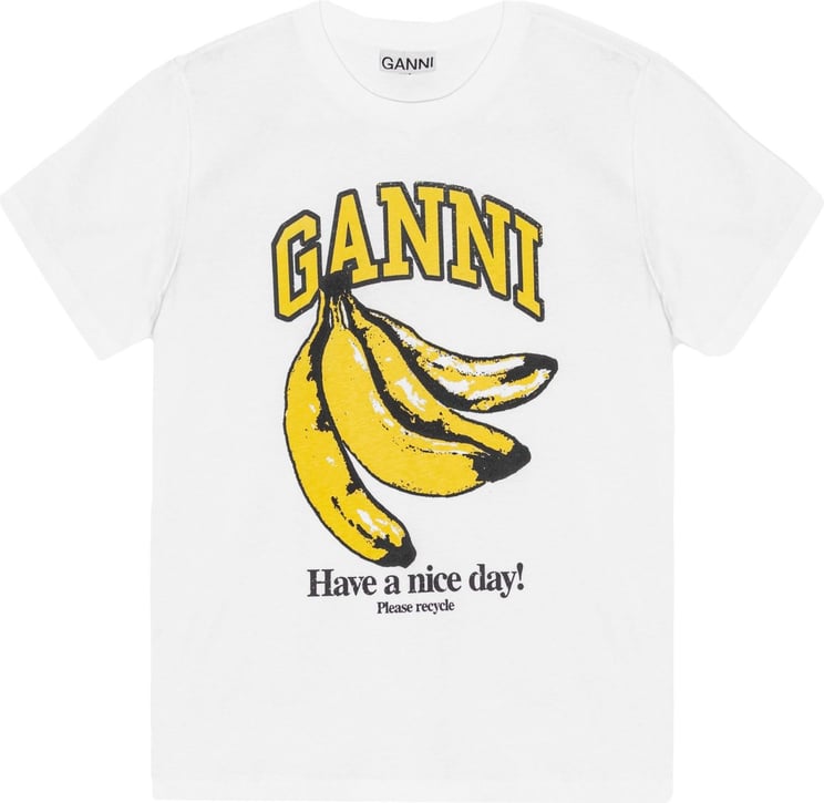 Ganni Shirts & Tops T3861 Wit
