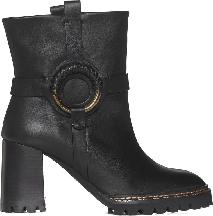 See by Chloe See By Chloe Hana Leather Boots Zwart