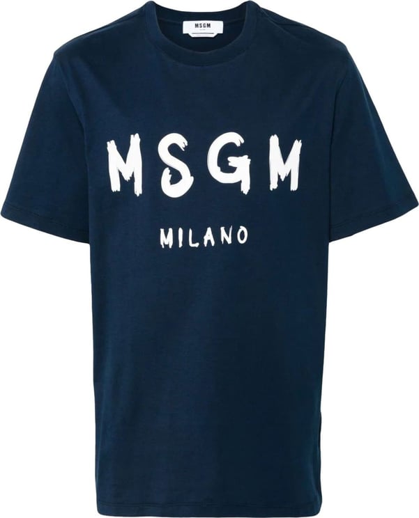 MSGM t-shirt darkblue (navy) Blauw