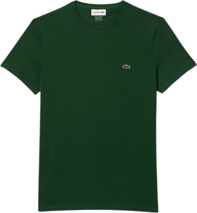 Lacoste T-shirt Uomo in cotone Pima Groen