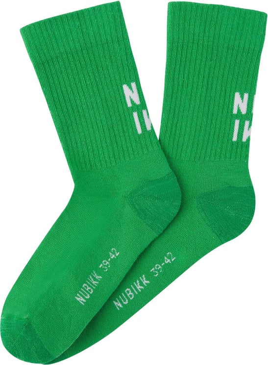 Nubikk Nova | Groene Sokken voor Heren Beige