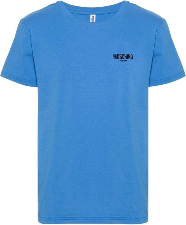 Moschino T-shirts and Polos Blue Blauw