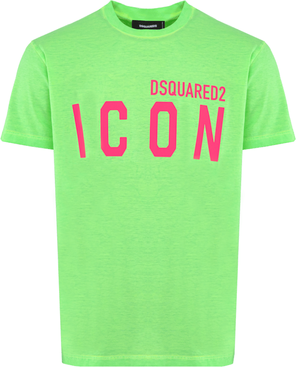 Dsquared2 Heren Be Icon Cool Fit T-Shirt Groen Groen