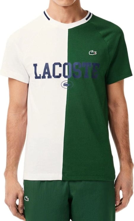 Lacoste Lacoste Heren T-shirt Wit TH7538/737 Wit