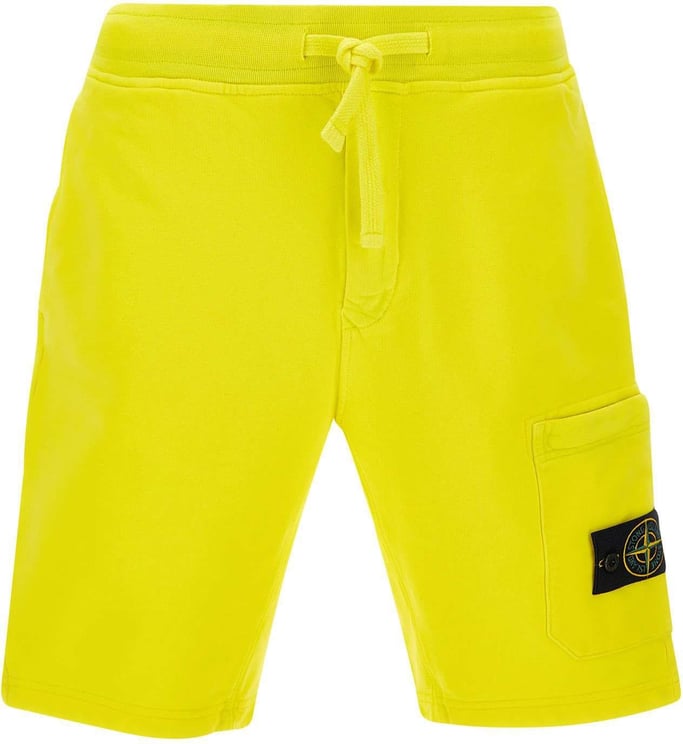 Stone Island Shorts Yellow Geel