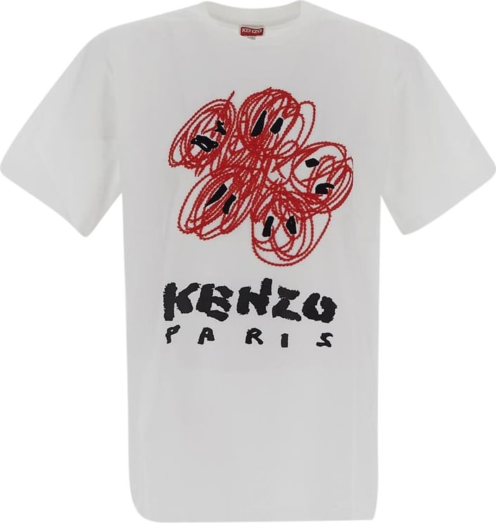 Kenzo Cotton T-shirt Wit