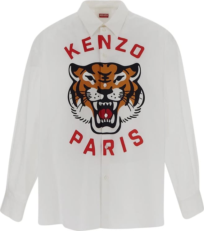 Kenzo Cotton Shirt Wit