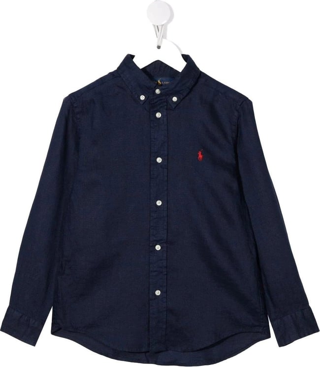 Ralph Lauren shirt sport shirt darkblue (navy) Blauw