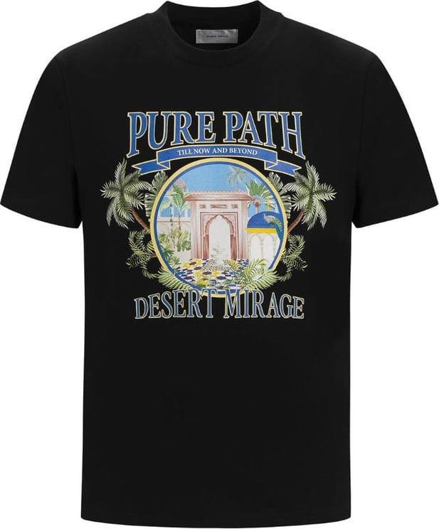 Purewhite Pure Path Desert Mirage Shirt Black Zwart