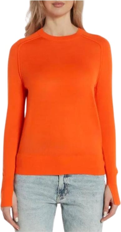 Calvin Klein Maglia Donna in lana merino extra fine Oranje