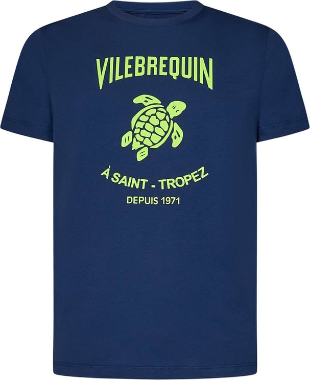Vilebrequin Vilebrequin T-shirts and Polos Blue Blauw