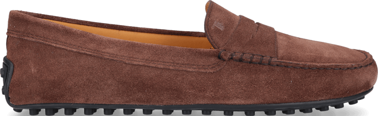 Tod's Moccasins City Gommino Suede Jolina Bruin