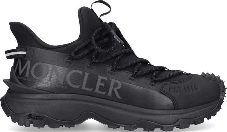 Moncler Sneaker Low Trailgrip Lite Materialmix Fuji Zwart