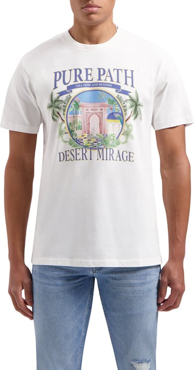Pure Path Pure Path Desert Mirage T-shirt Off Wit Wit
