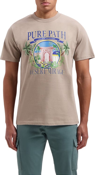 Pure Path Desert Mirage T-shirt Taupe Taupe