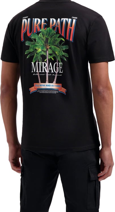 Pure Path Pure Path Mirage T-shirt Zwart